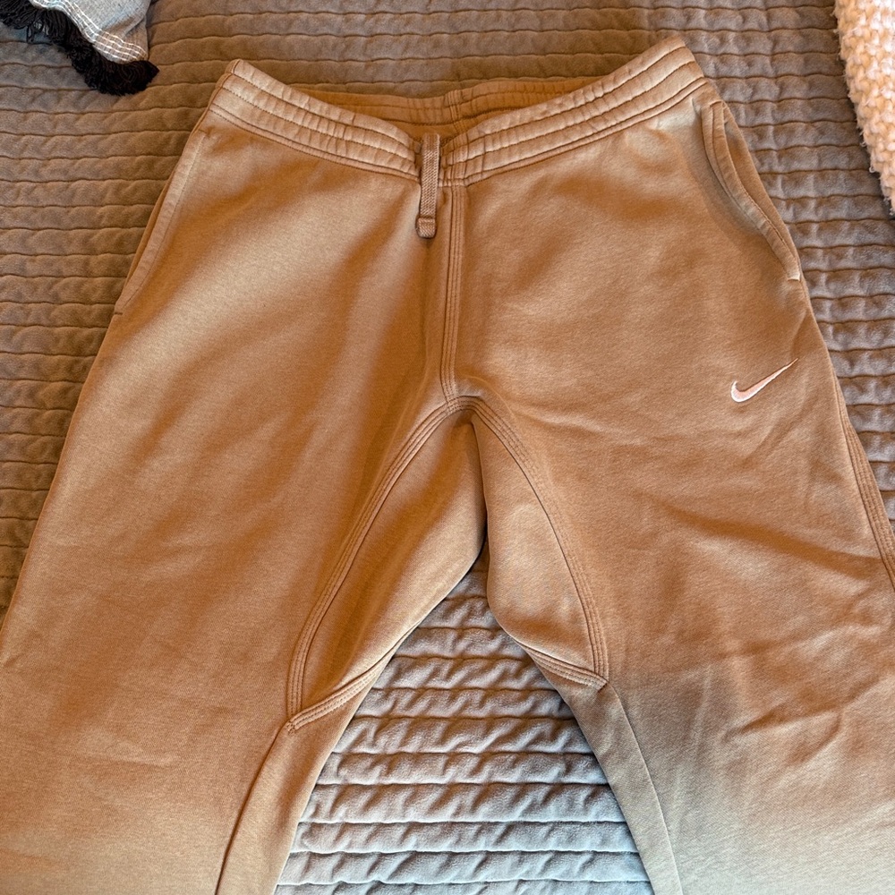 Nike Mens Beige Jogger Pants